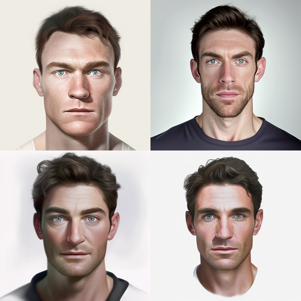 Plain looking man