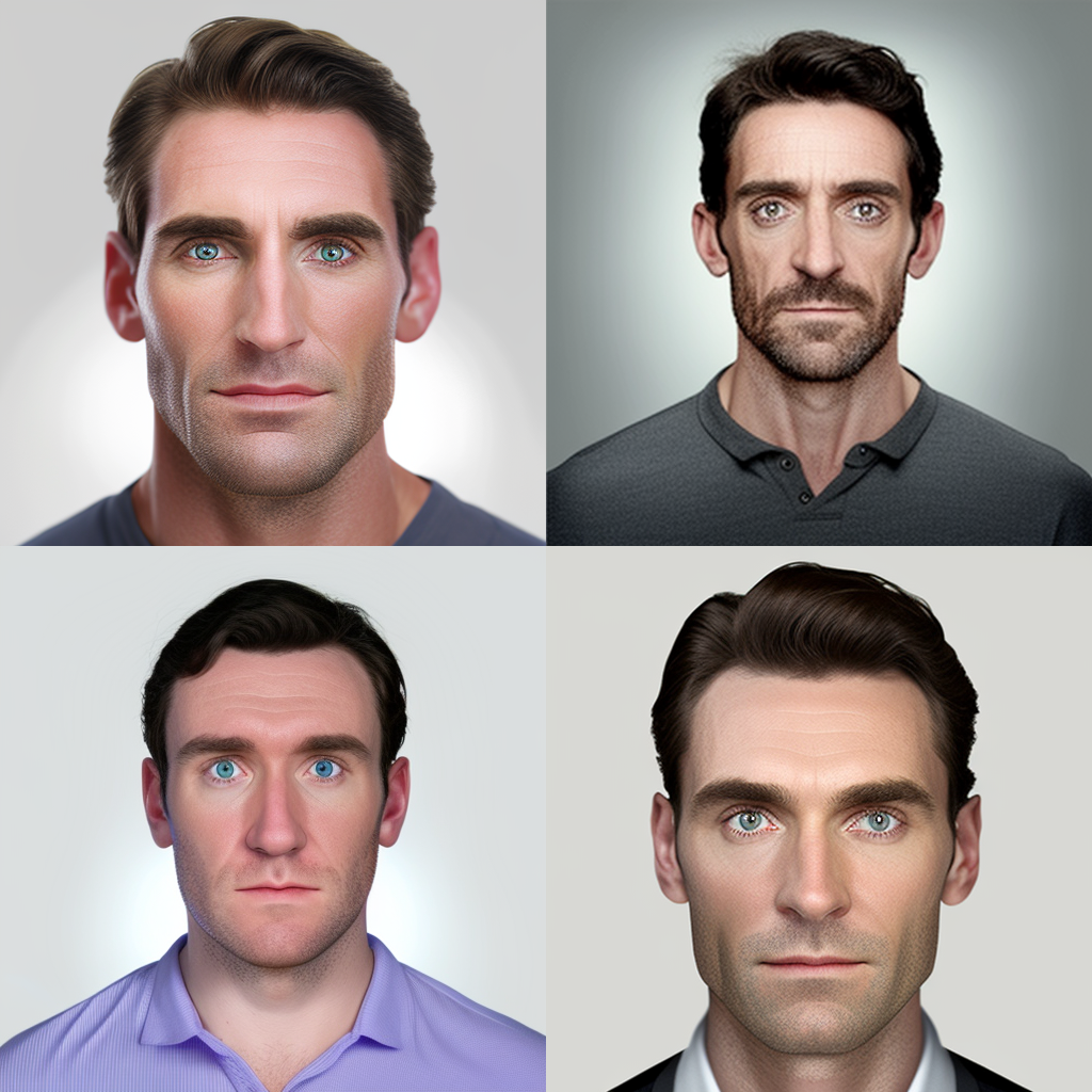 Average looking man (contemporary)
