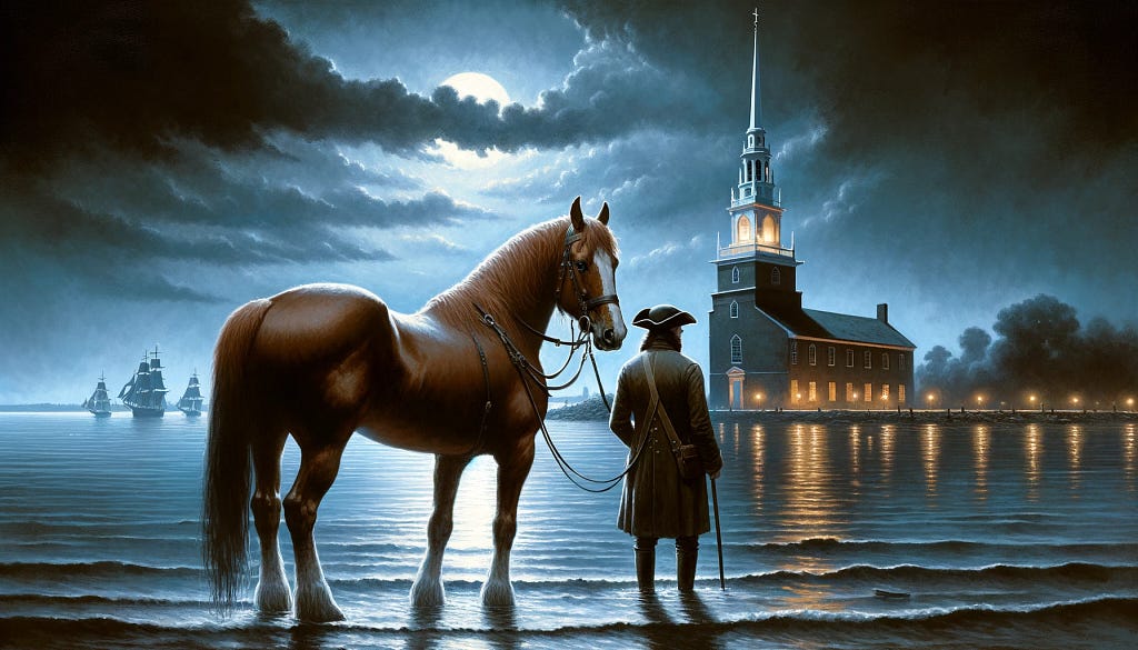 Paul Revere’s Ride Begins